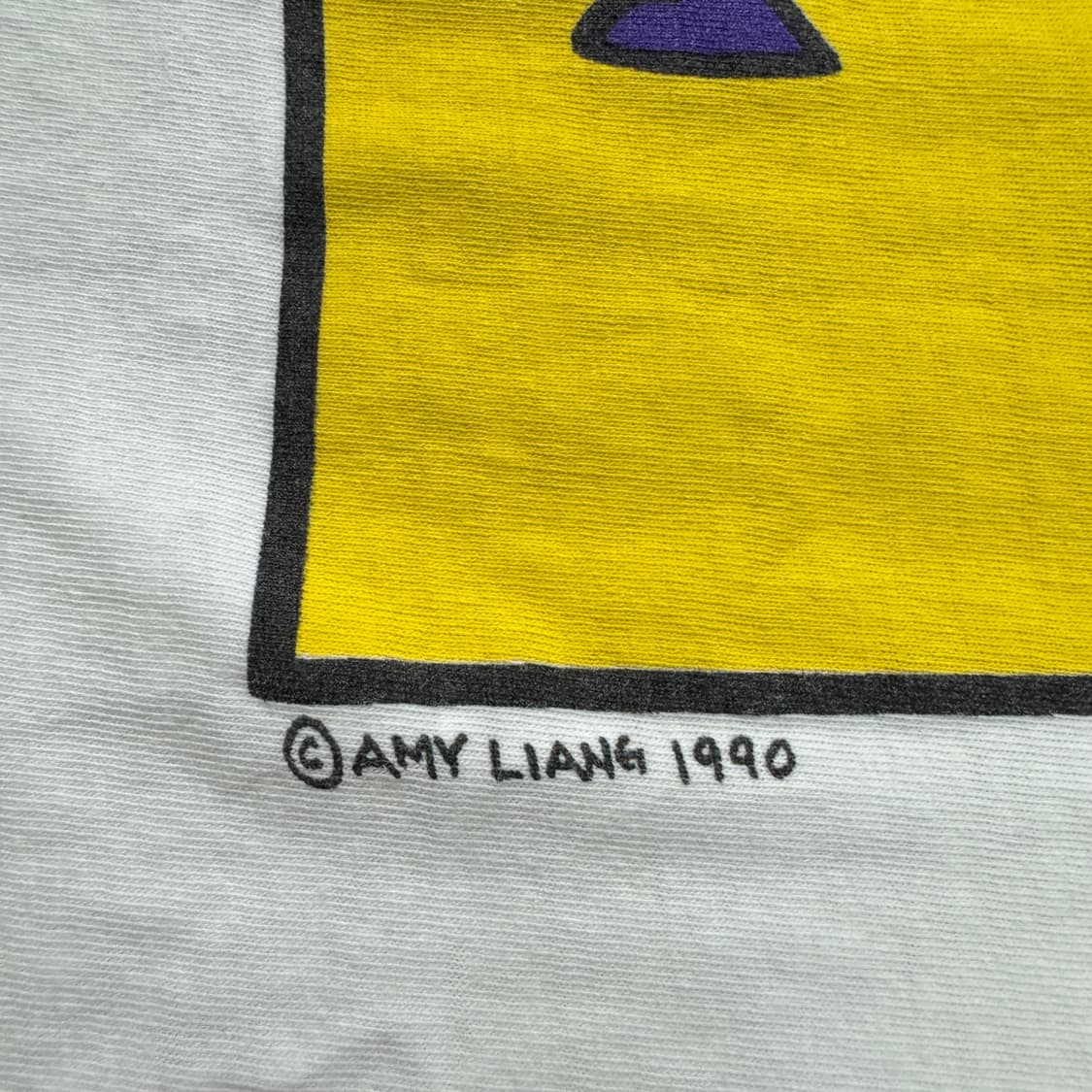 빈티지 90s Amy Liang Basketball 팝아트 티셔츠 상품이미지6