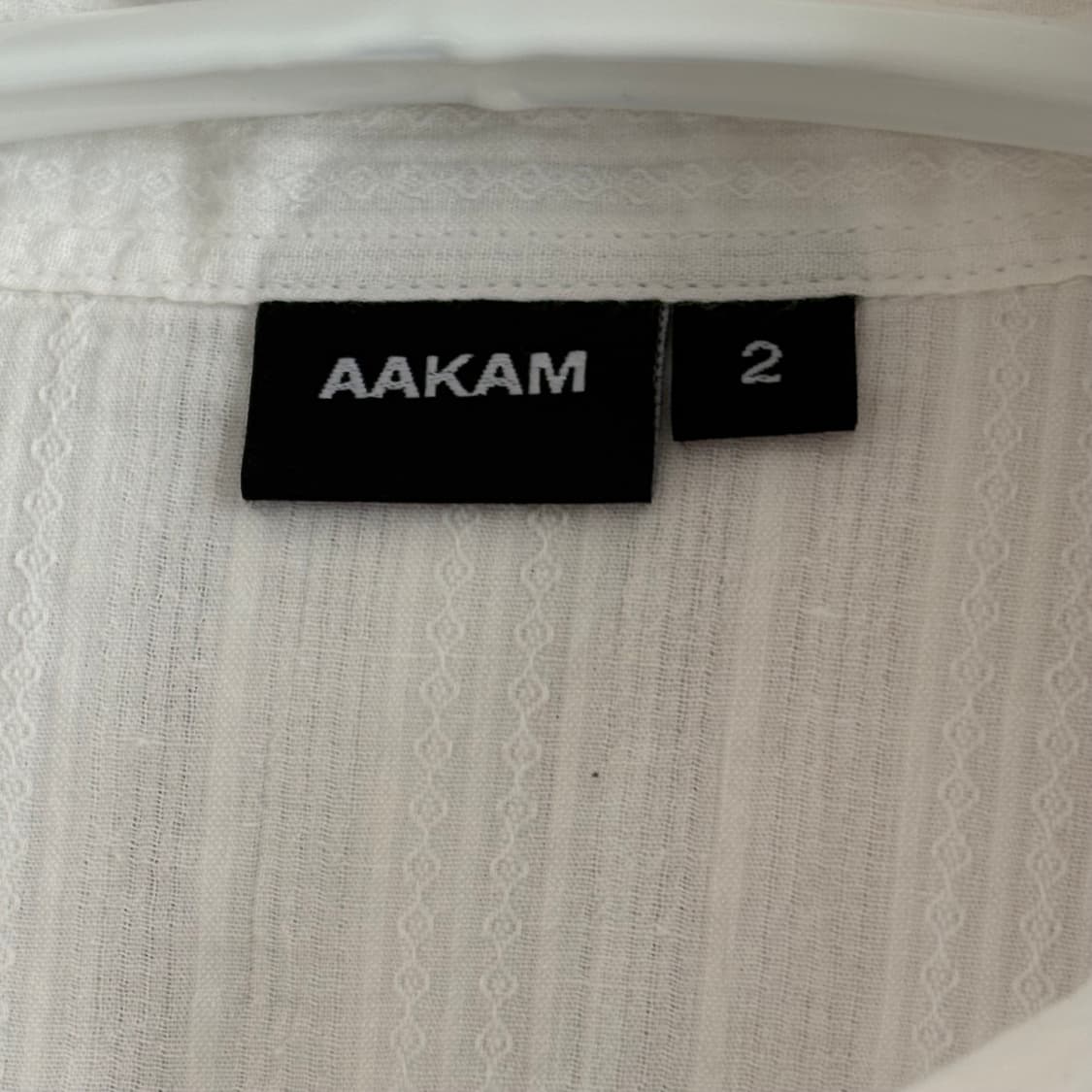 아캄 Western Cotton Shirts (White) - 2 상품이미지6