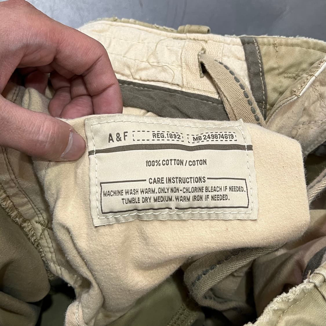  아베크롬비 하프 카고 팬츠 y16076 상품이미지7