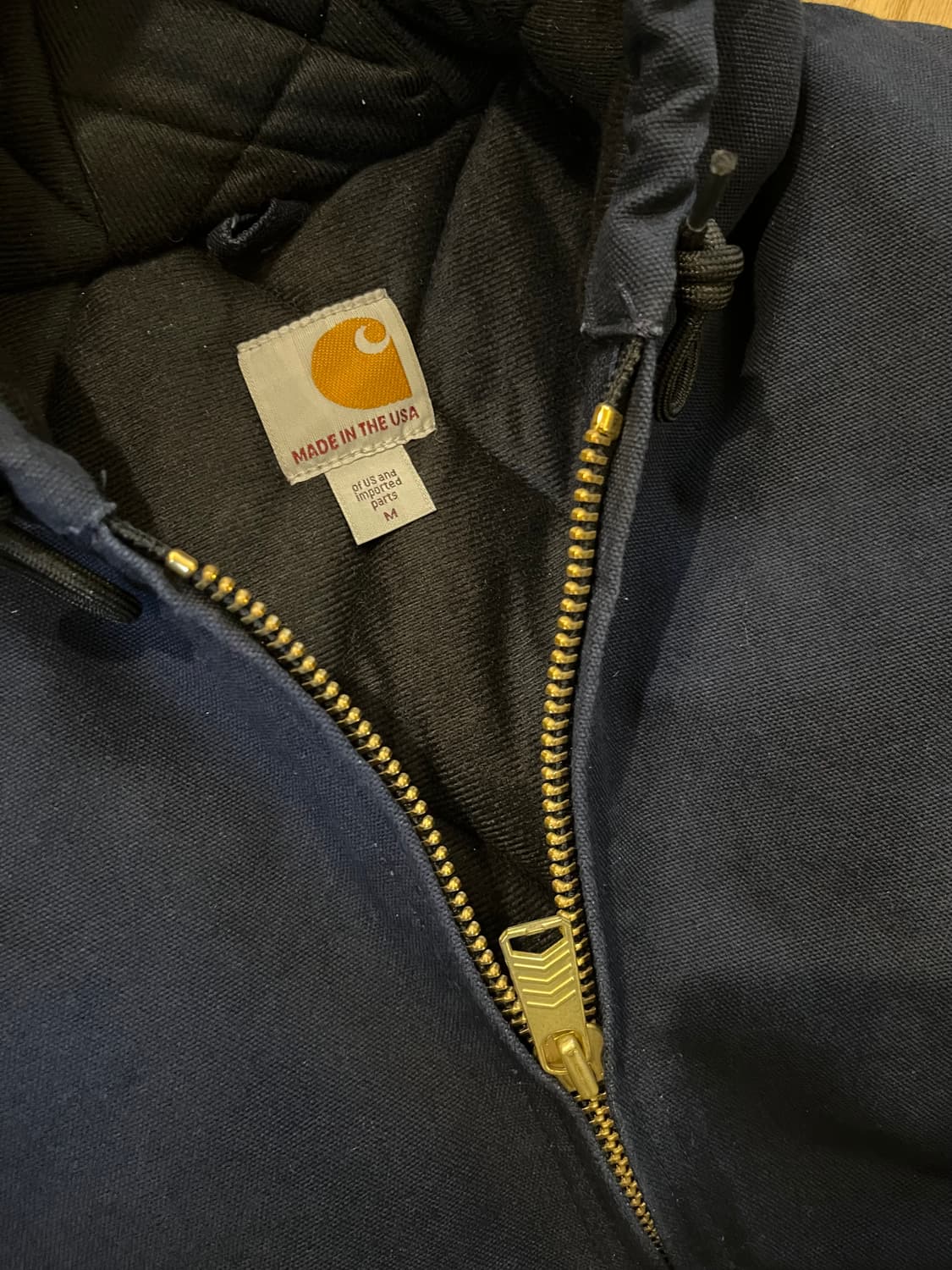 빈티지 90s 칼하트 엑티브자켓 네이비 상품이미지3