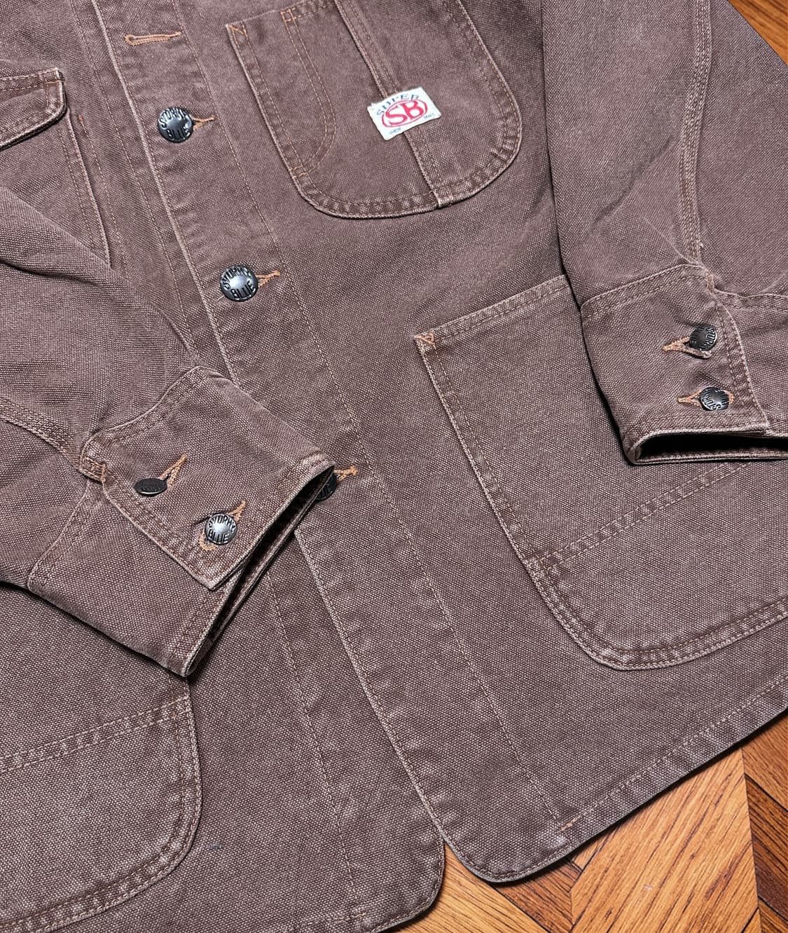 Pherrow's 빈티지 캔버스 커버올 초어자켓 상품이미지4