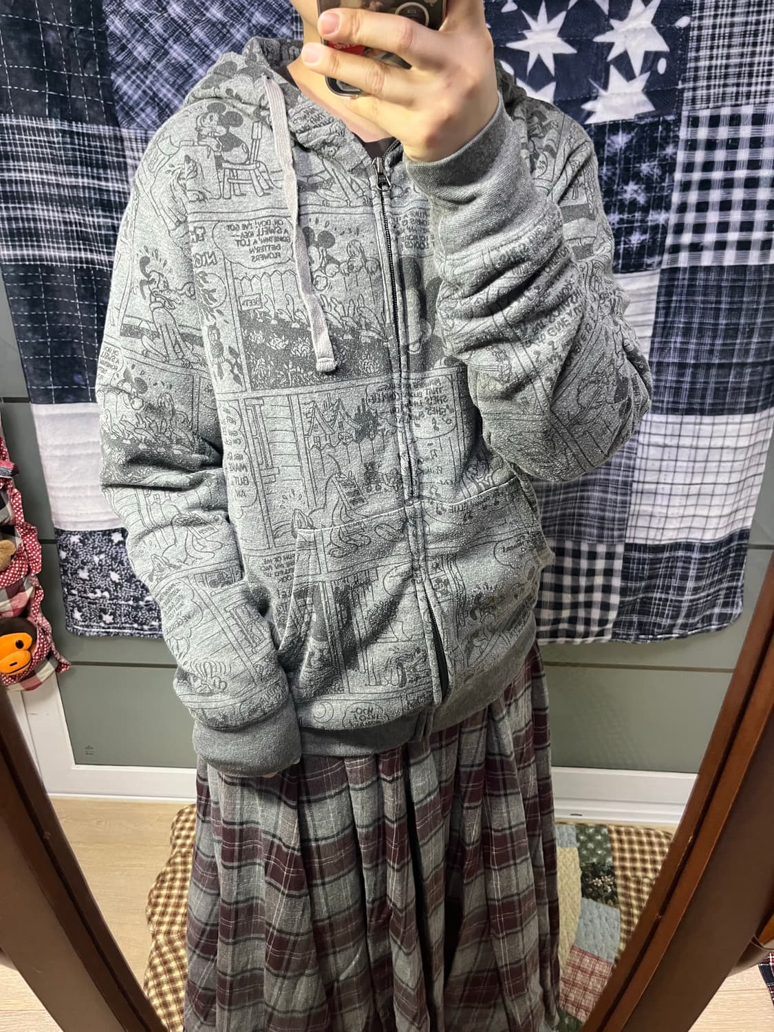 디즈니 코믹스 프린트 후드집업 상품이미지1