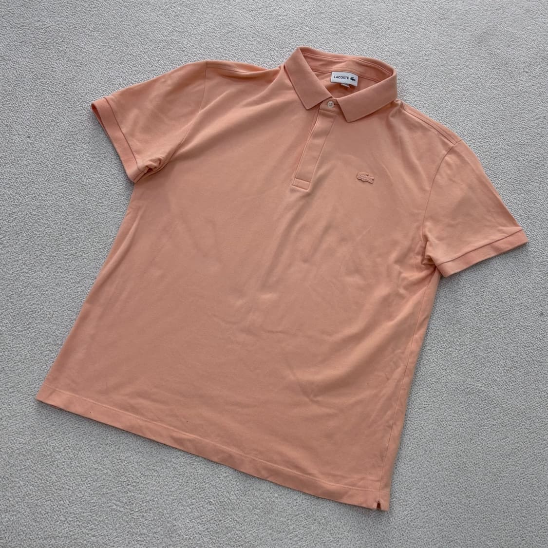 XL 라코스테 반팔 카라 티셔츠 0416E 상품이미지1