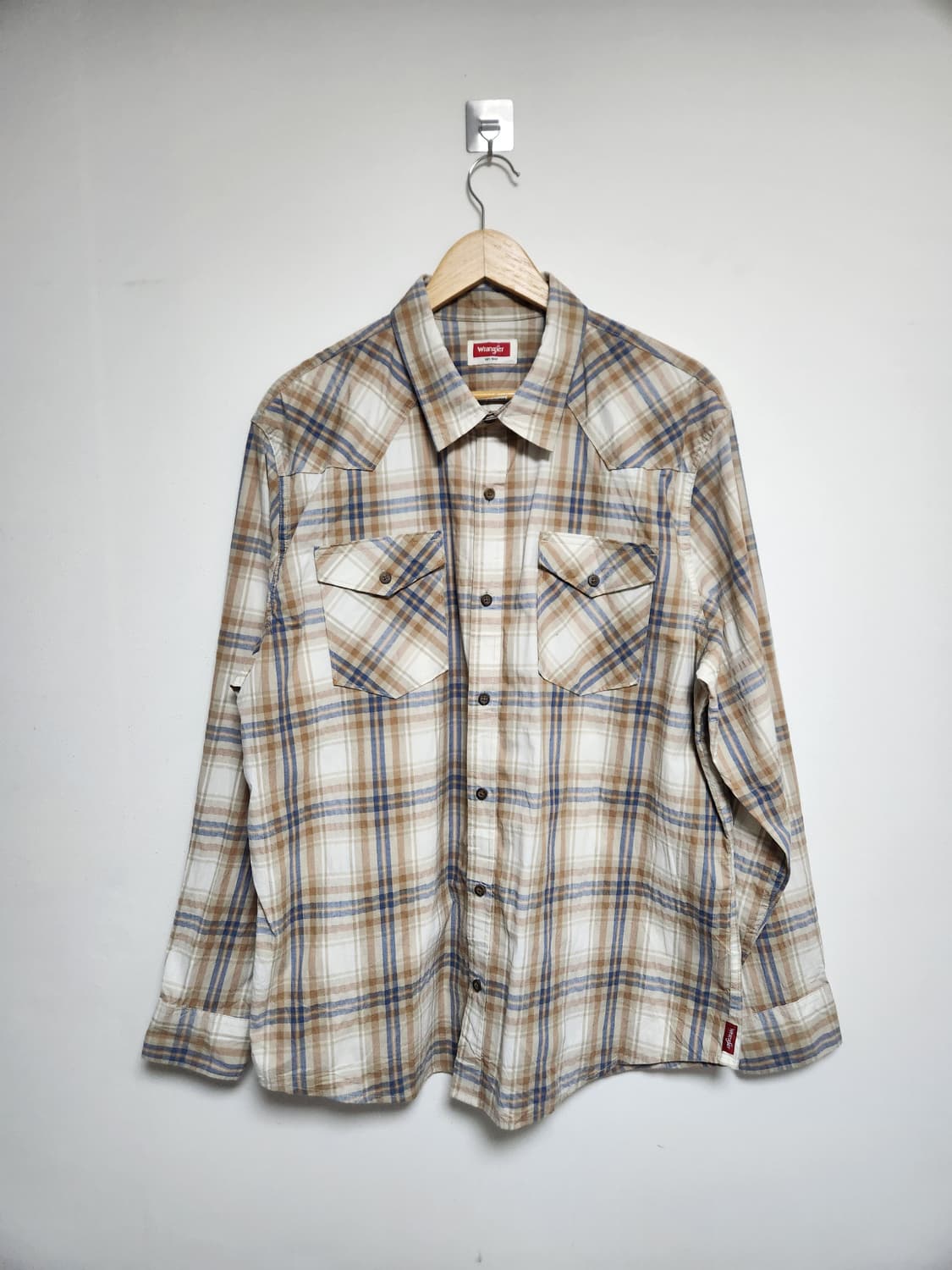 랭글러Wrangler 체크 셔츠 XL - S82 상품이미지1