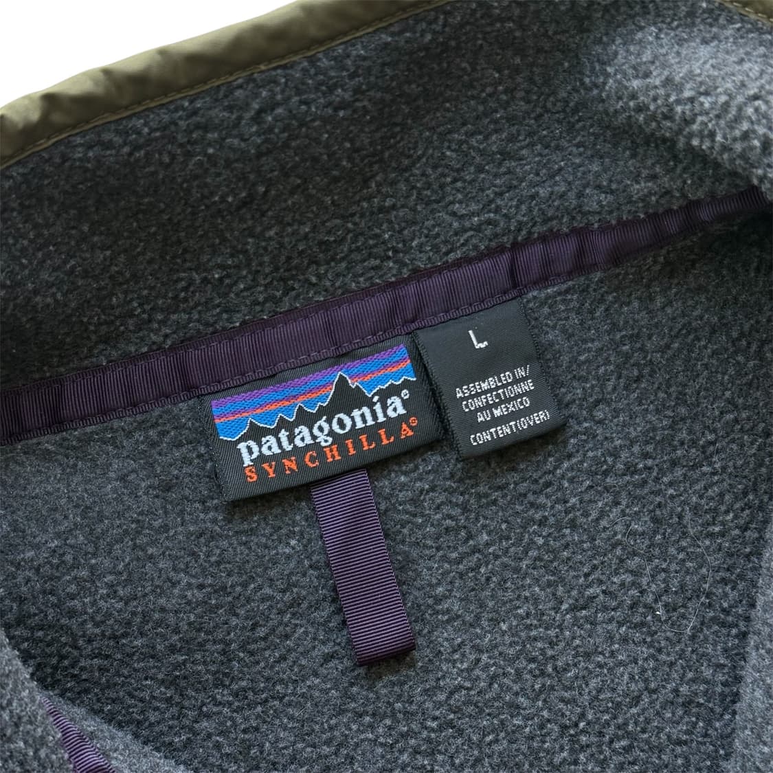 90s Made in Mexico 파타고니아 신칠라 그레이 상품이미지7