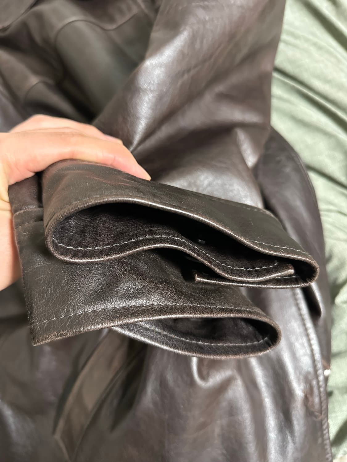 90‘s 올드갭 카코트 브라운 상품이미지6