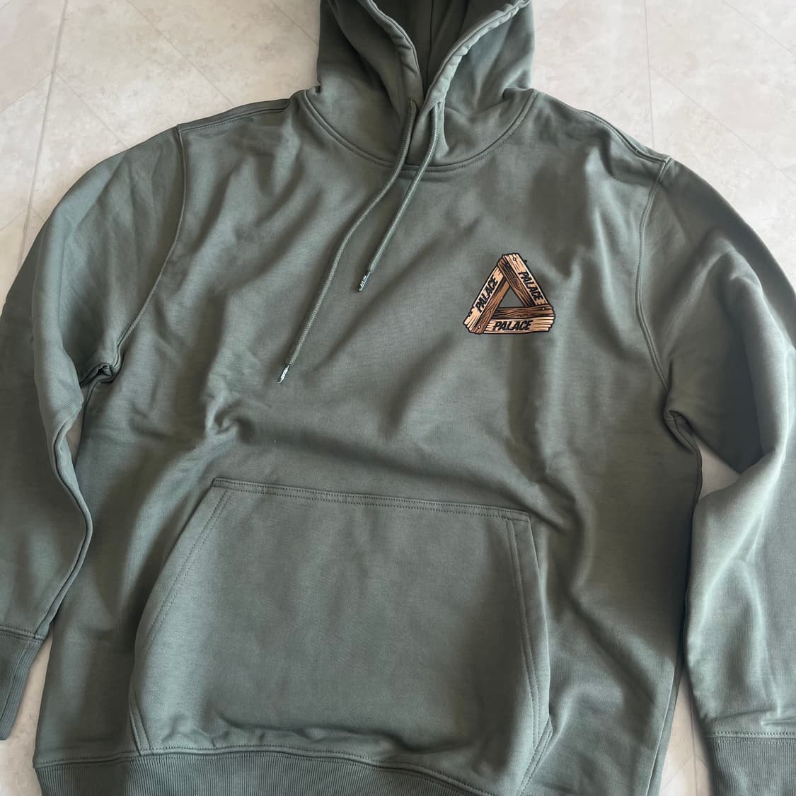 새상품(M)팔라스 리퍼 로고 후드티 딥그린 상품이미지3