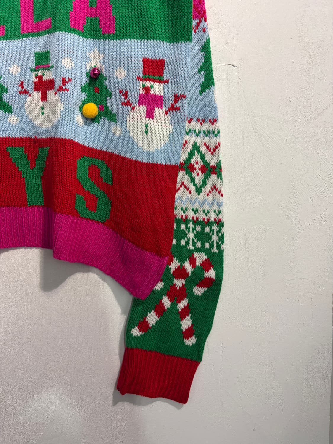 U.S.A. 크리스마스 어글리니트 L 상품이미지6