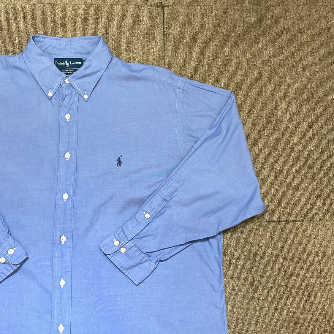 (17) POLO 폴로 랄프로렌 솔리드 셔츠 야머스핏 상품이미지5