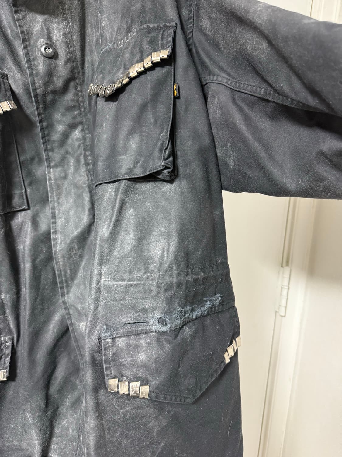 알파인더스트리 왁싱 bic 라이터캡 장식 디스트로이드 m65필드자켓 상품이미지5