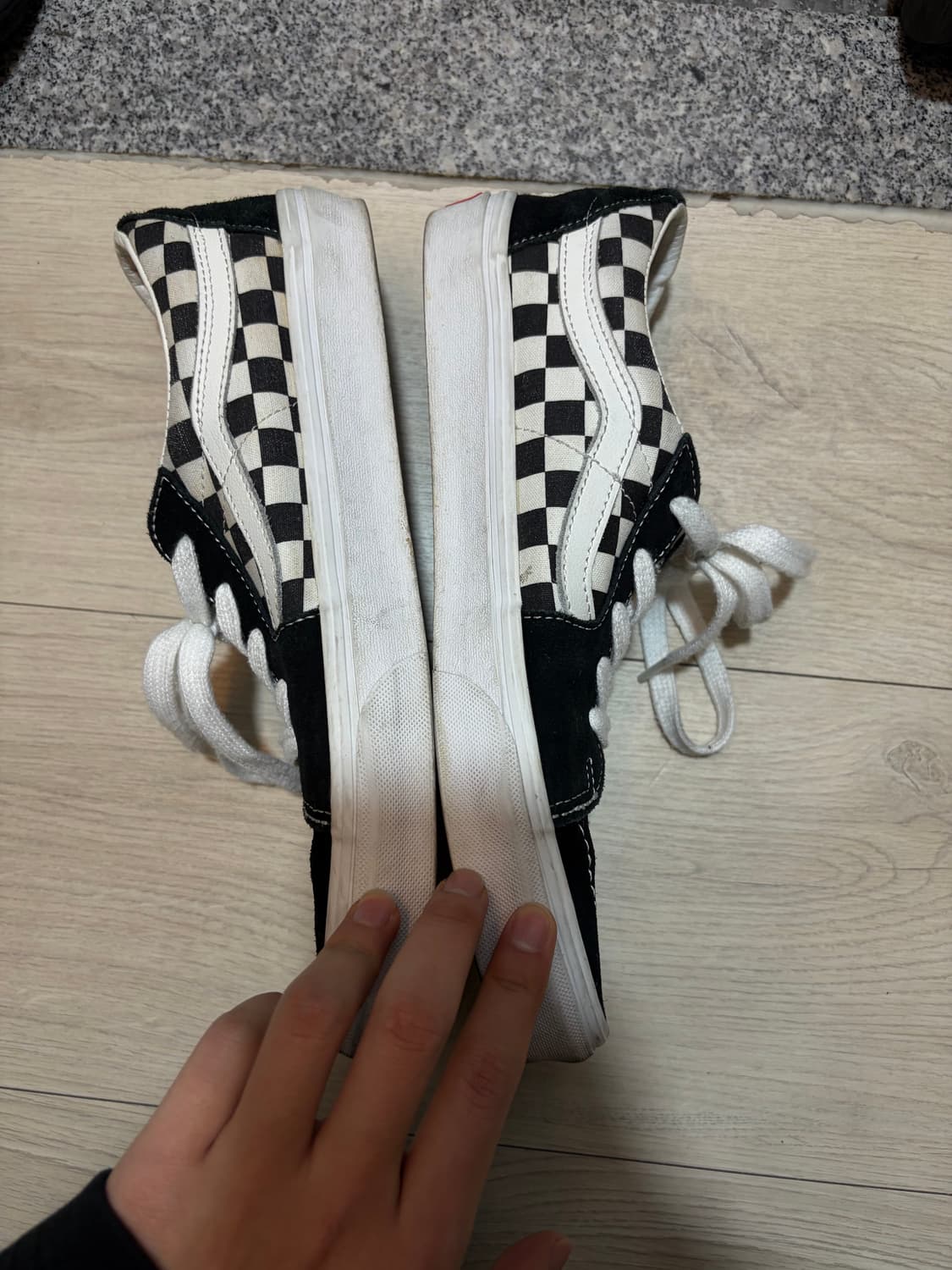 반스 스케이트 로우 스웨이드 캔버스 블랙 상품이미지4