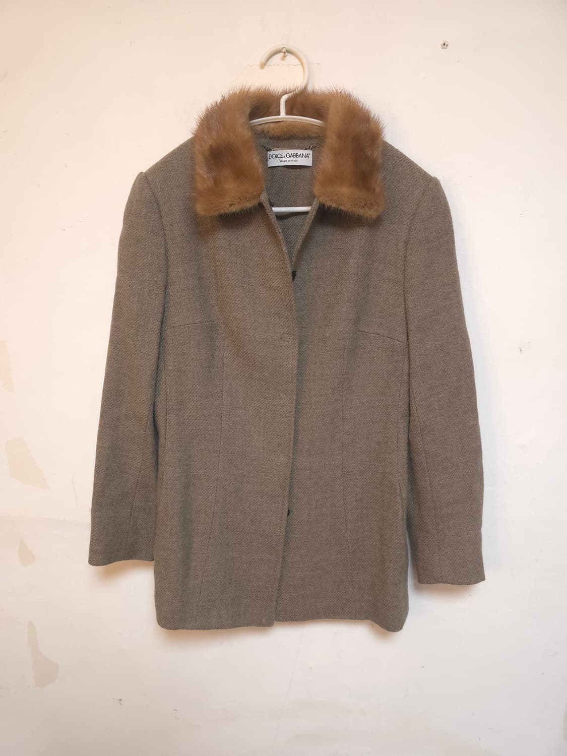 돌체앤가바나 여성 밍크퍼 버진울 자켓 40 (새상품급)
 상품이미지1