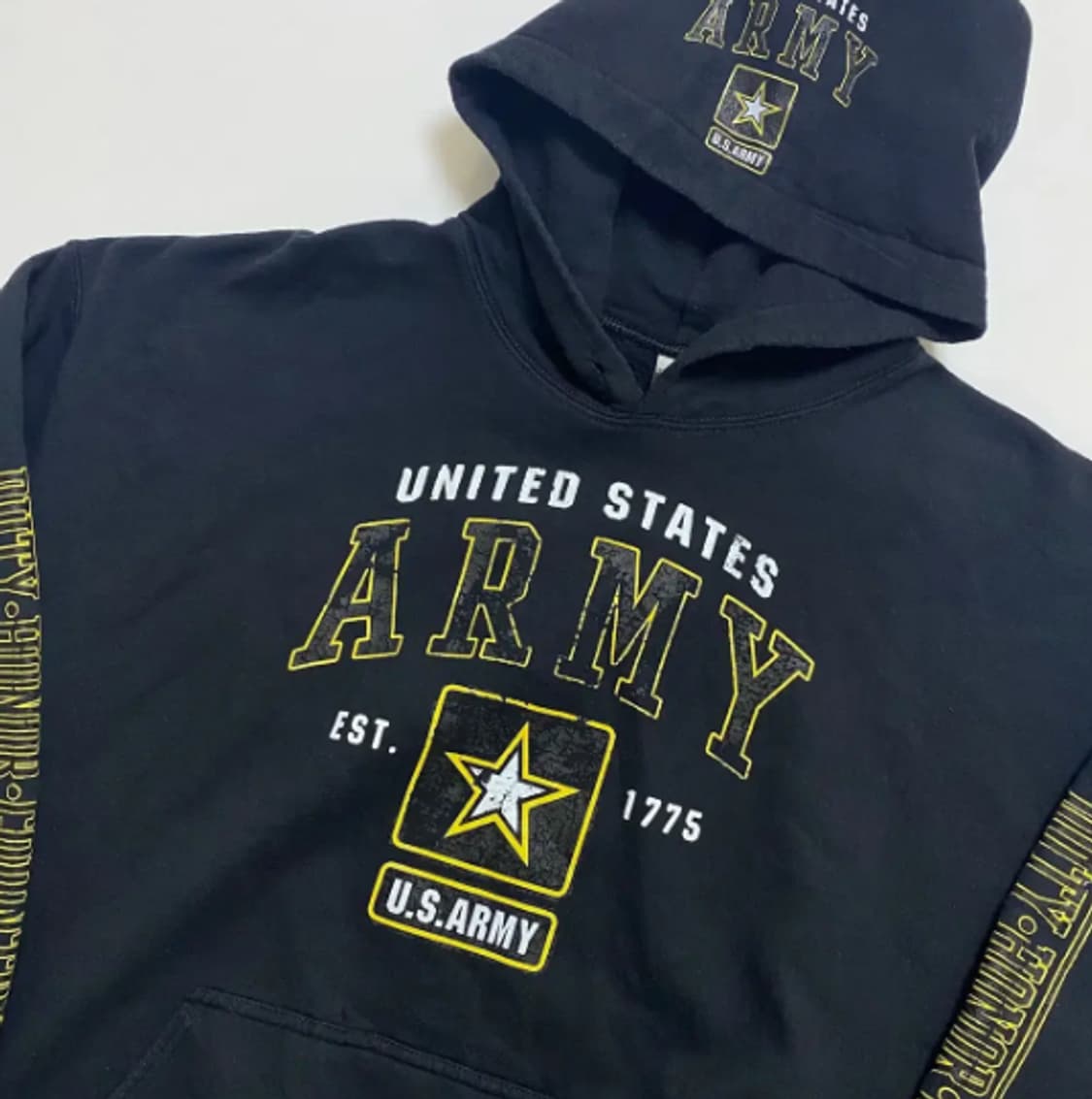 [XL] GILDAN 밀리터리 ARMY 후드 티셔츠 S-58 상품이미지5