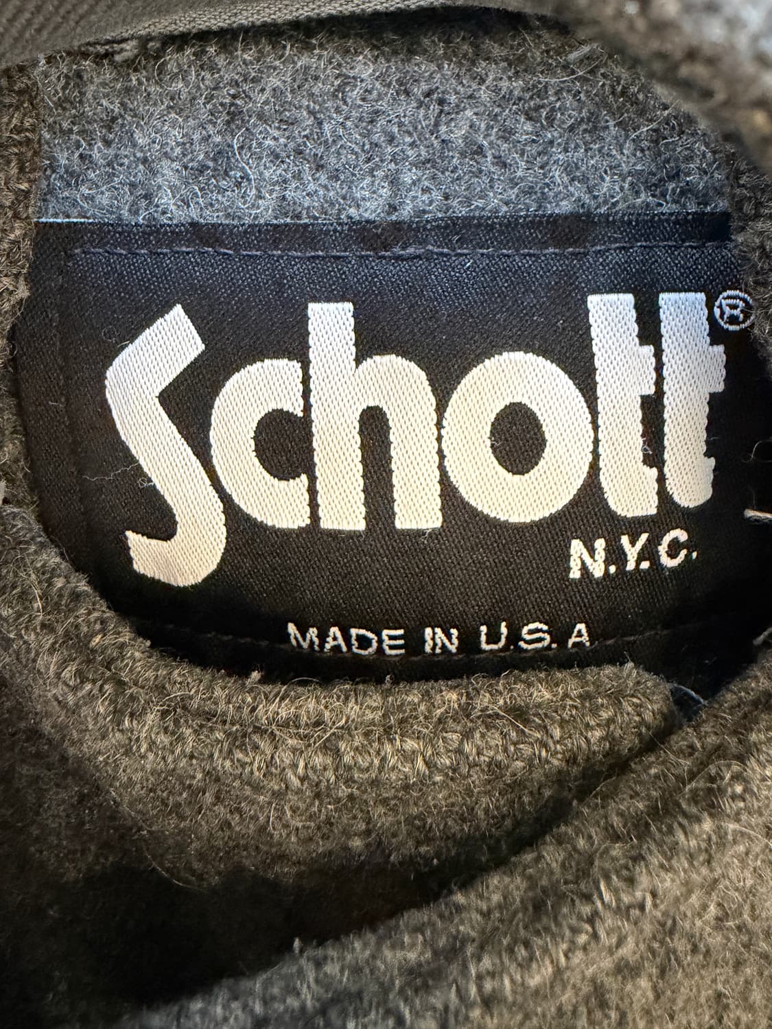 Schott 쇼트 더플 코트 상품이미지5