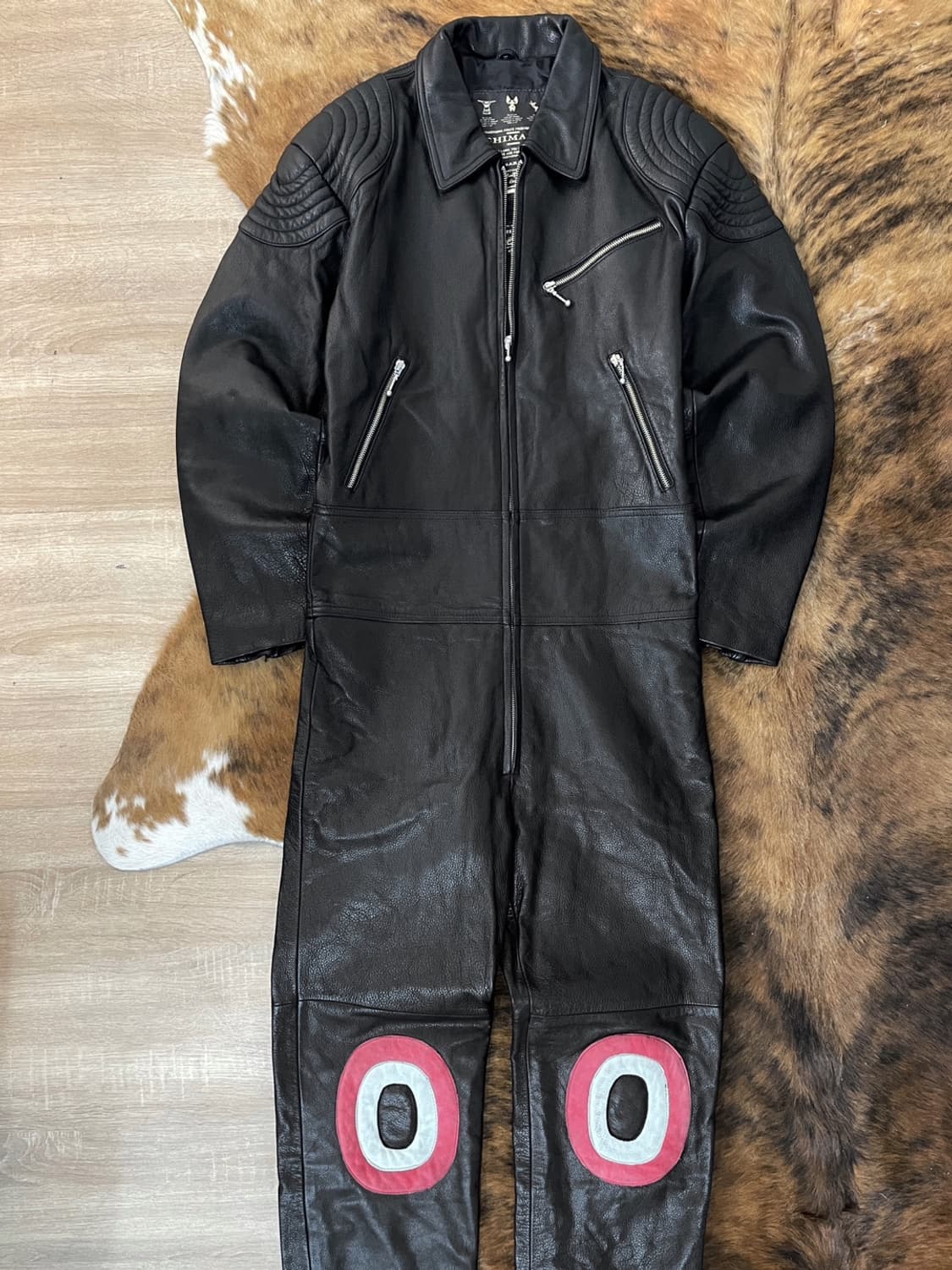 빈티지 치마요 레더 점프수트  상품이미지3