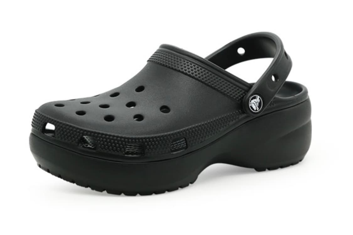 크록스 클래식 플랫폼 클로그 블랙 상품이미지2