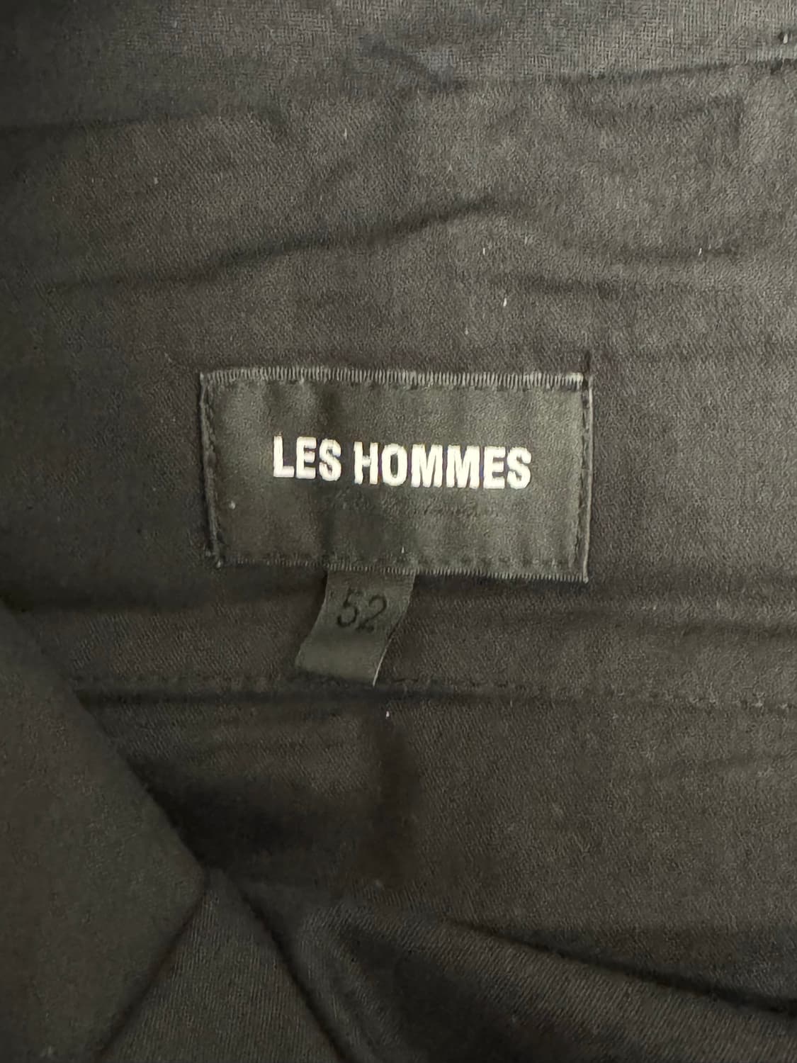 Les Hommes 팬츠 블랙 상품이미지2
