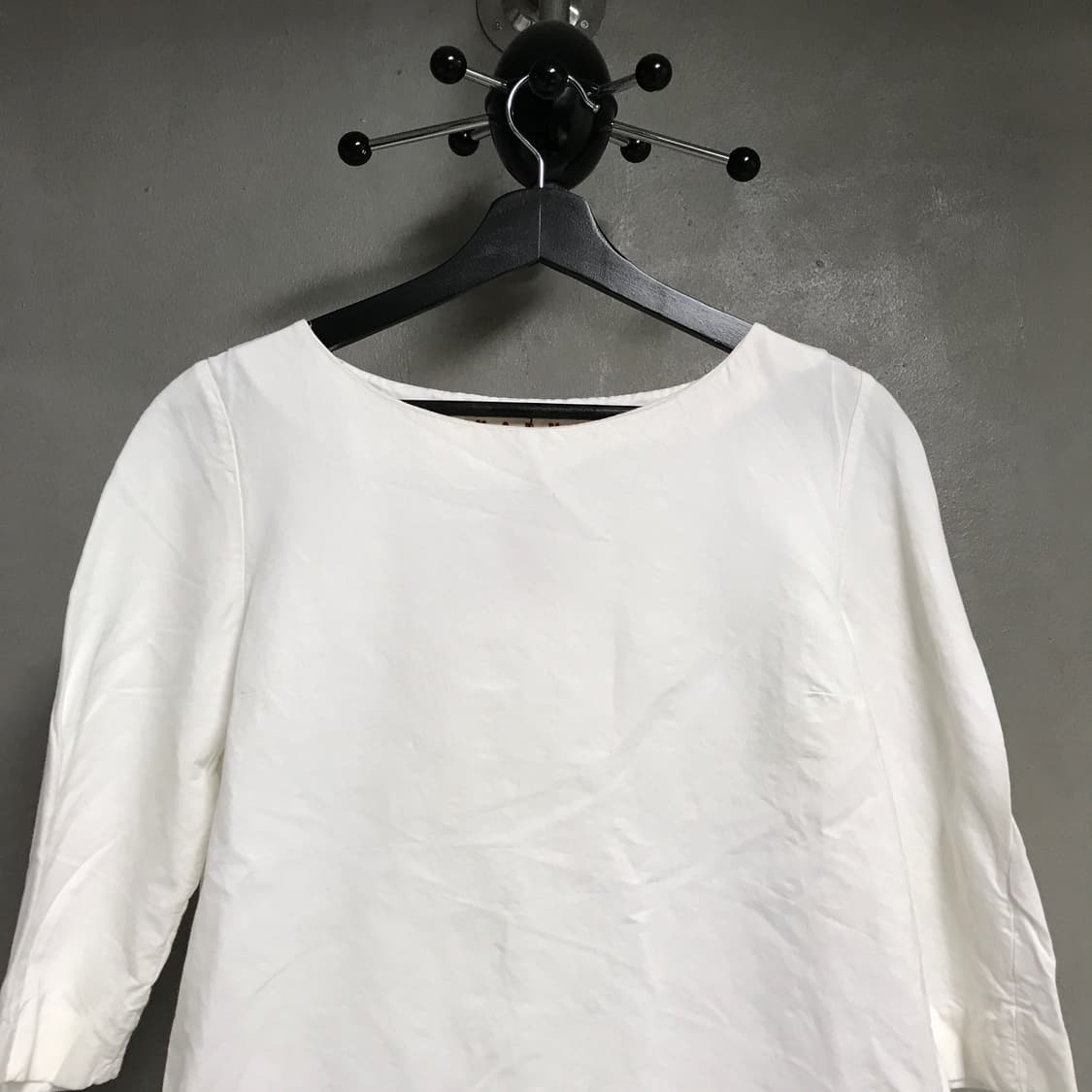 마르니 화이트 반팔 블라우스 38(W) 상품이미지2