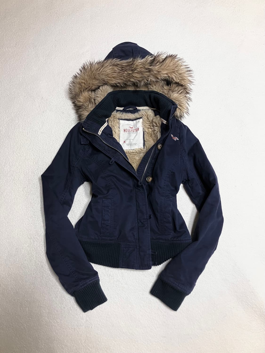 홀리스터 y2k 울프죠 봄버자켓 아베크롬비 상품이미지1