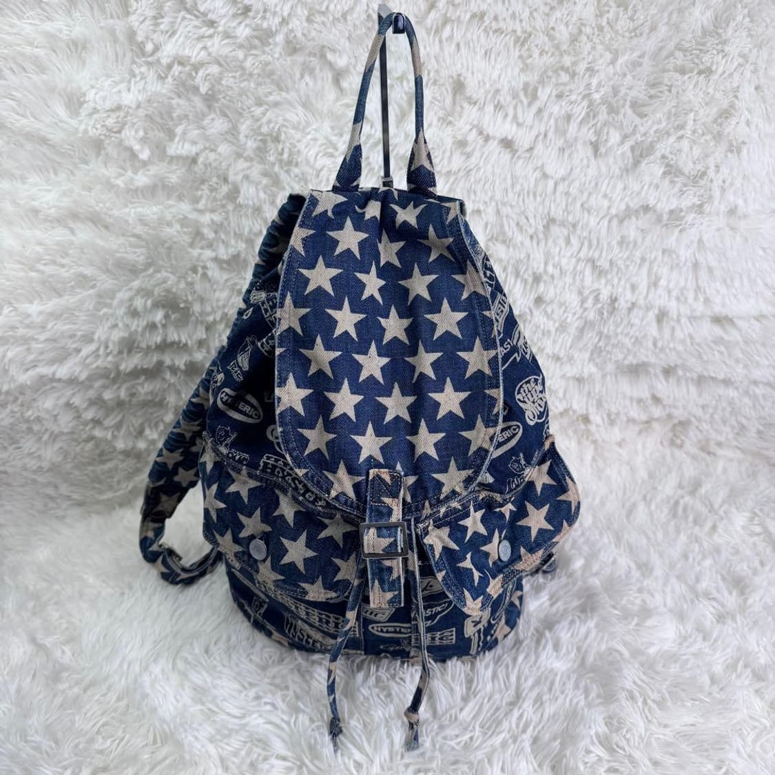 히스테릭 글래머 스타 데님 럭색 백팩 상품이미지1