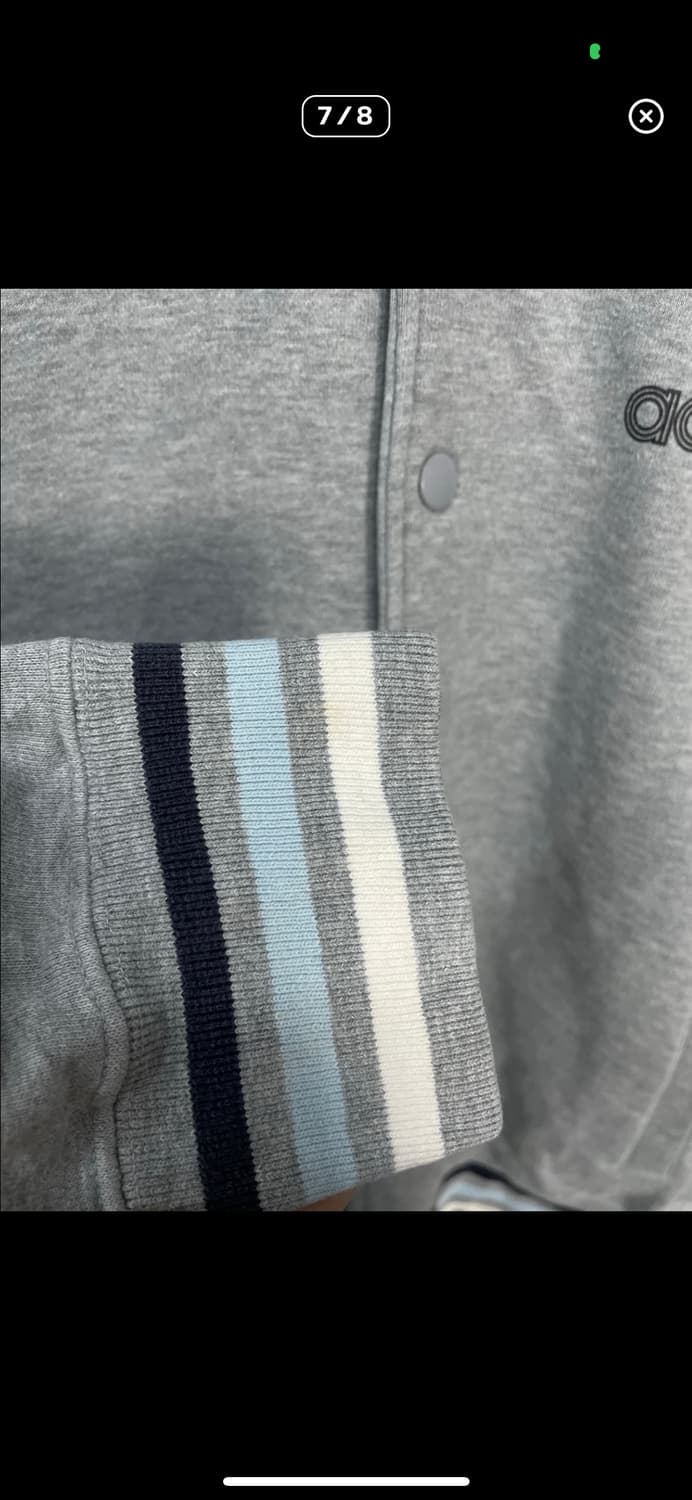 아디다스 코튼 그레이 백로고 자켓 A3174 상품이미지7