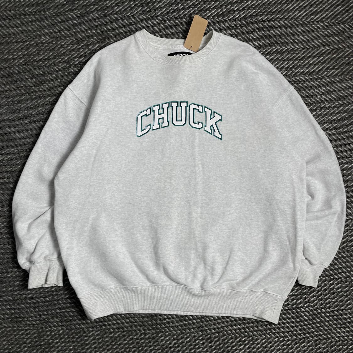 Chuck 아치로고 스웻 맨투맨 그레이o 4817 상품이미지1