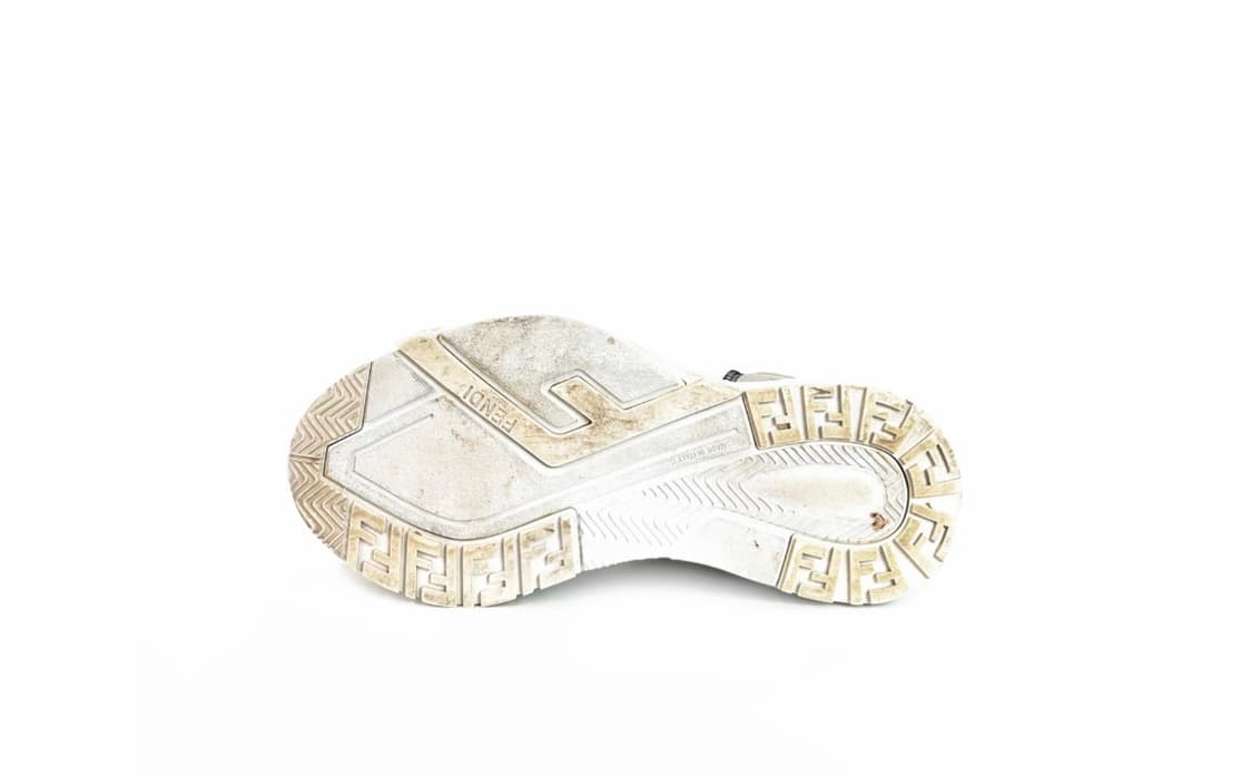 [7] Fendi 펜디 남성 플로우 나일론 로우탑 스니커즈 화이트 상품이미지6