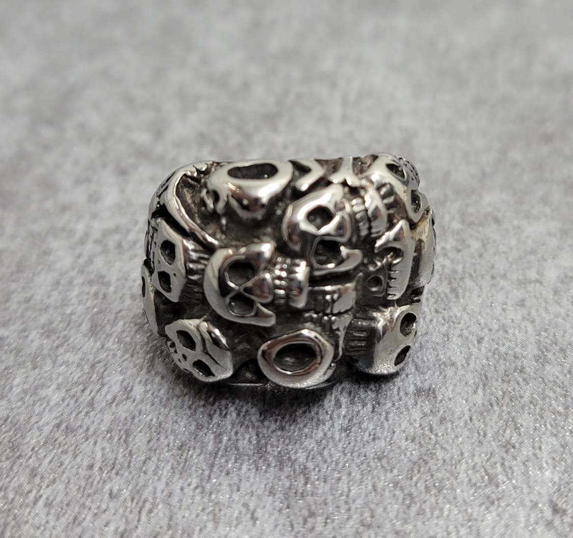 skull vintage ring 상품이미지2
