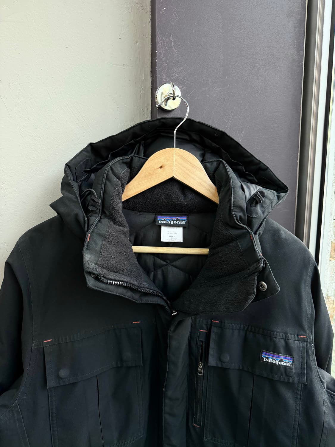 S/ 파타고니아 구스다운 후디드 패딩 자켓 상품이미지3