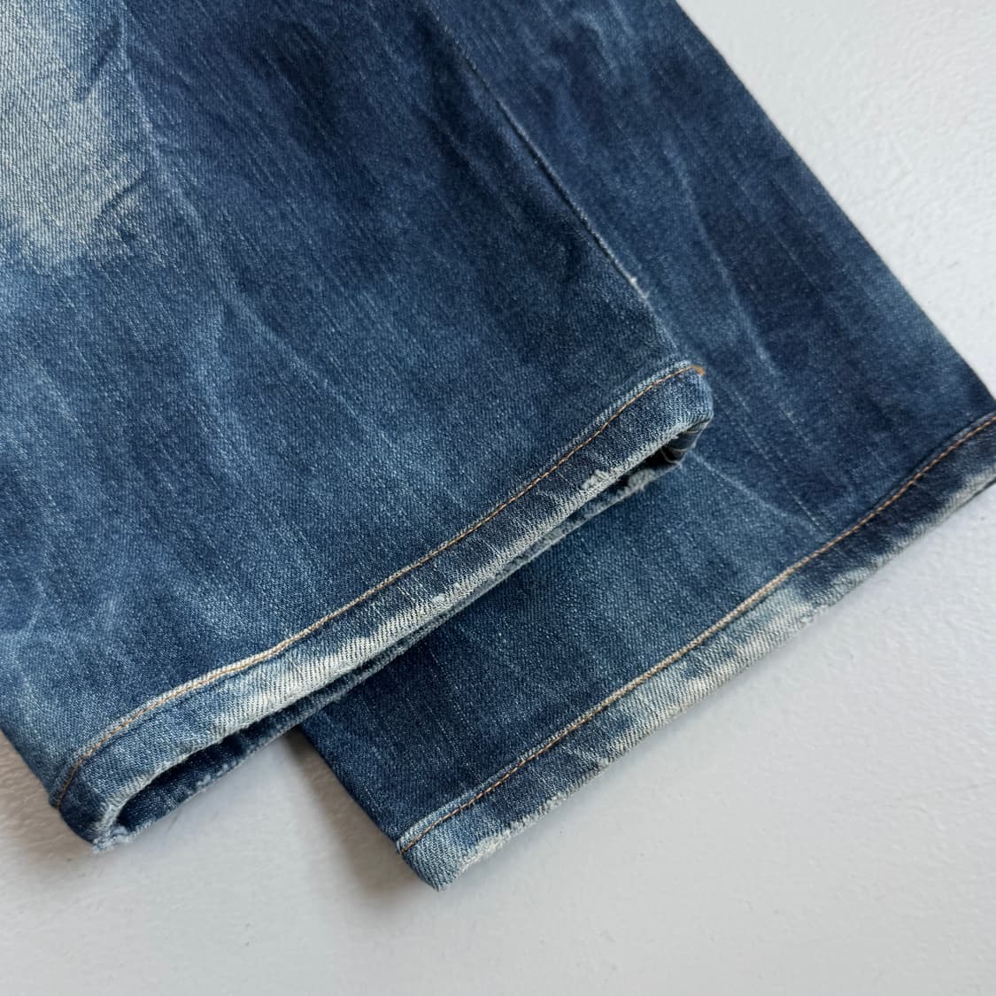새깅 워싱 빈티지 데님팬츠 상품이미지8