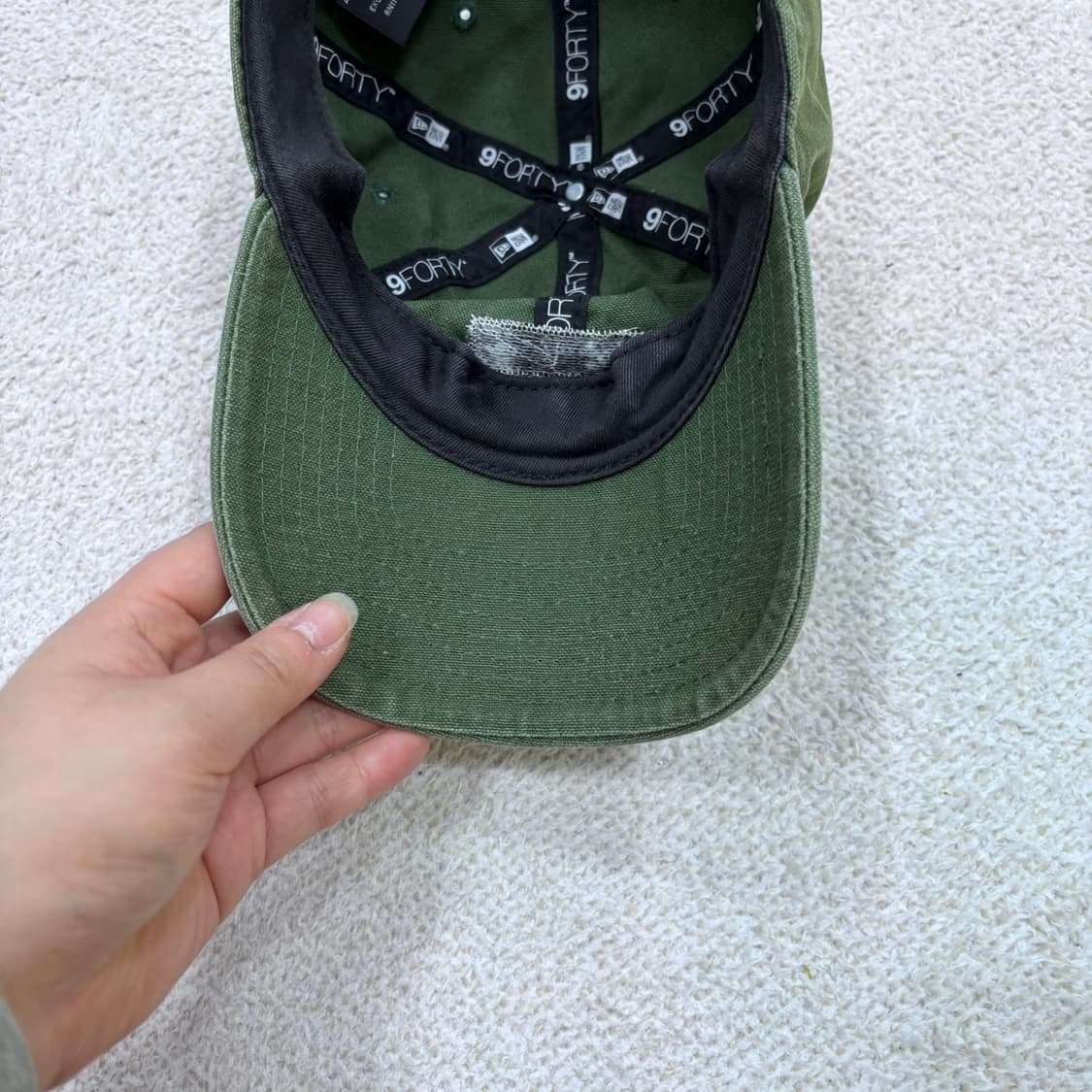 F 뉴에라 워시드 덕 캔버스 볼캡 0401E 상품이미지5