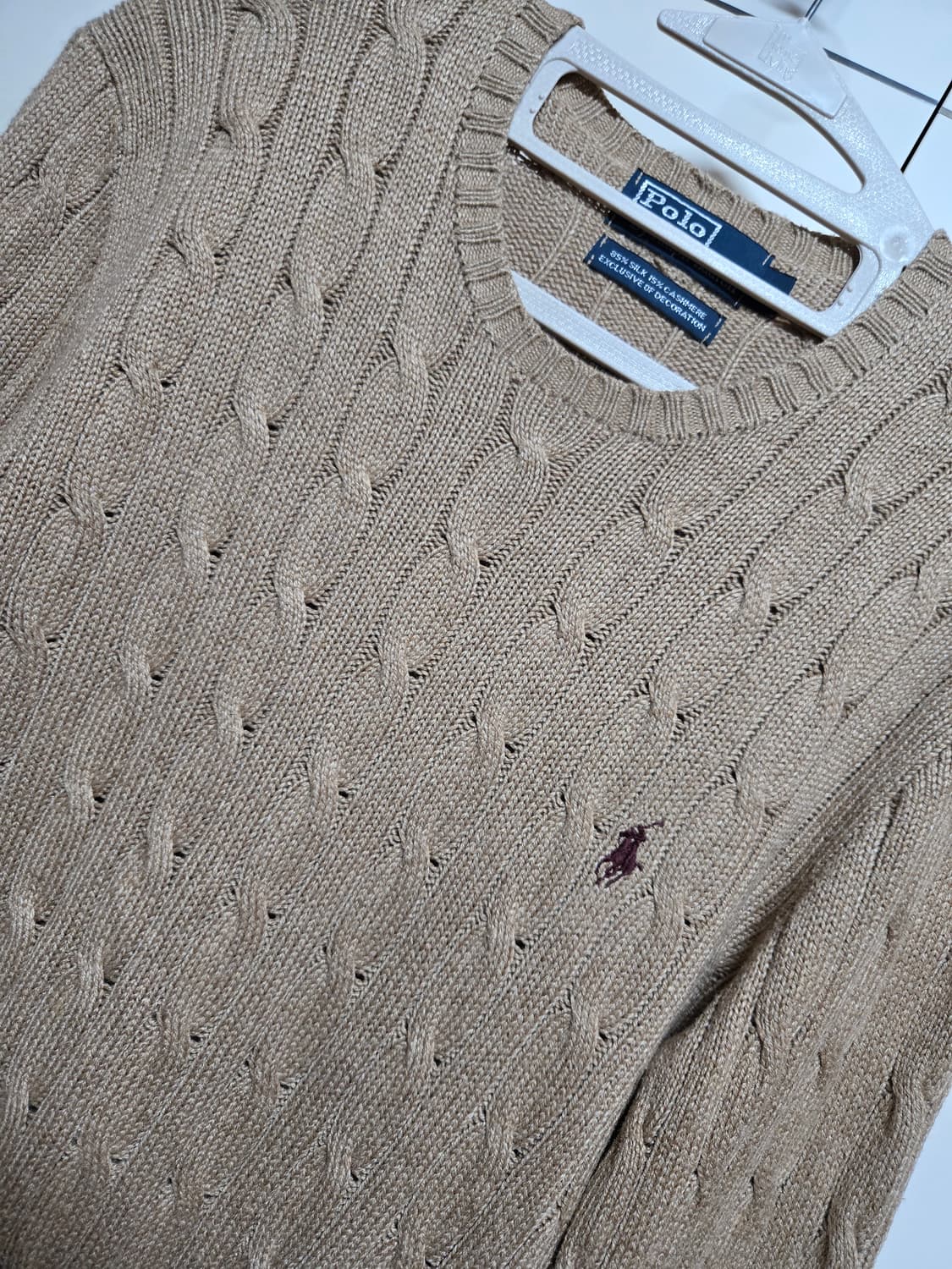 폴로 랄프로렌 실크 케이블 니트 상품이미지2