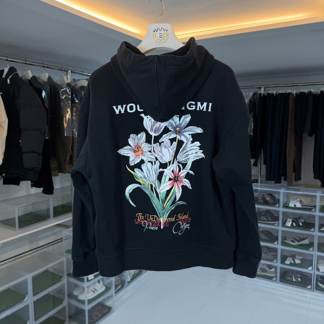 [리오브전포점] 우영미 백플라워 후드 상품이미지1