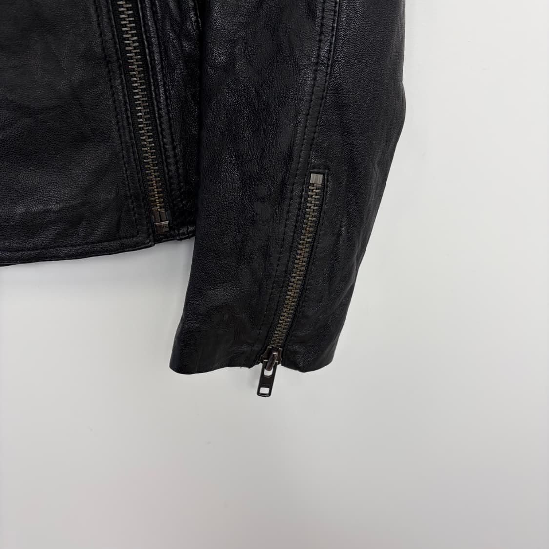 데드스탁 빈티지 가죽 라이더 자켓 상품이미지6