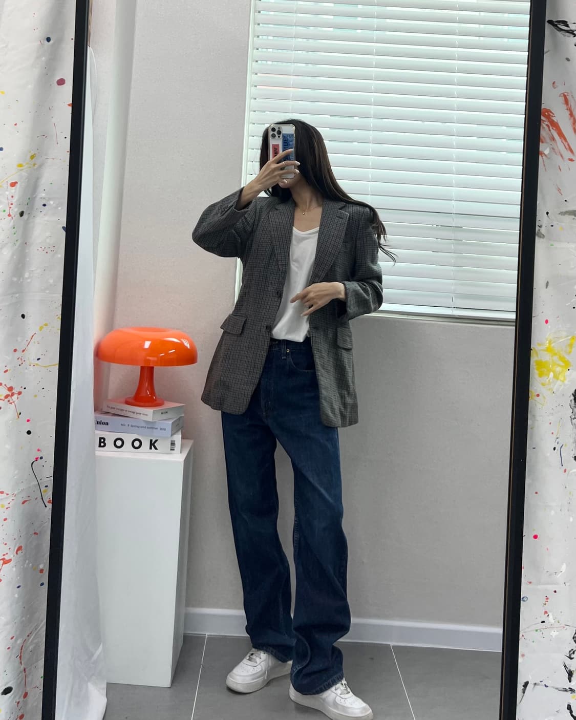 (S)EDWARD'S 울 블레이져-M1435 상품이미지8