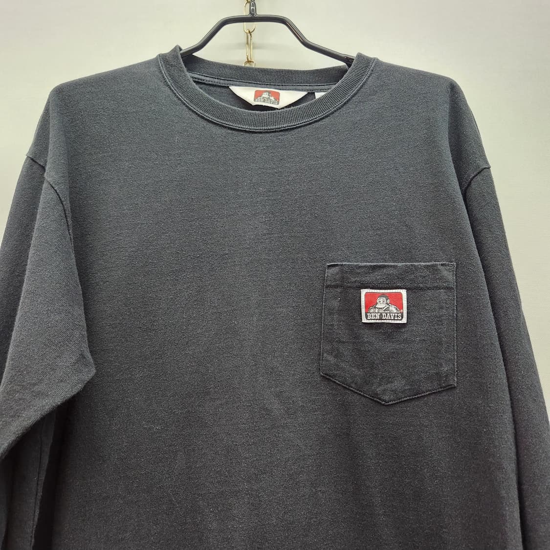 벤 데이비스 로고 원포켓 긴팔 롱슬리브 L(L) 상품이미지2