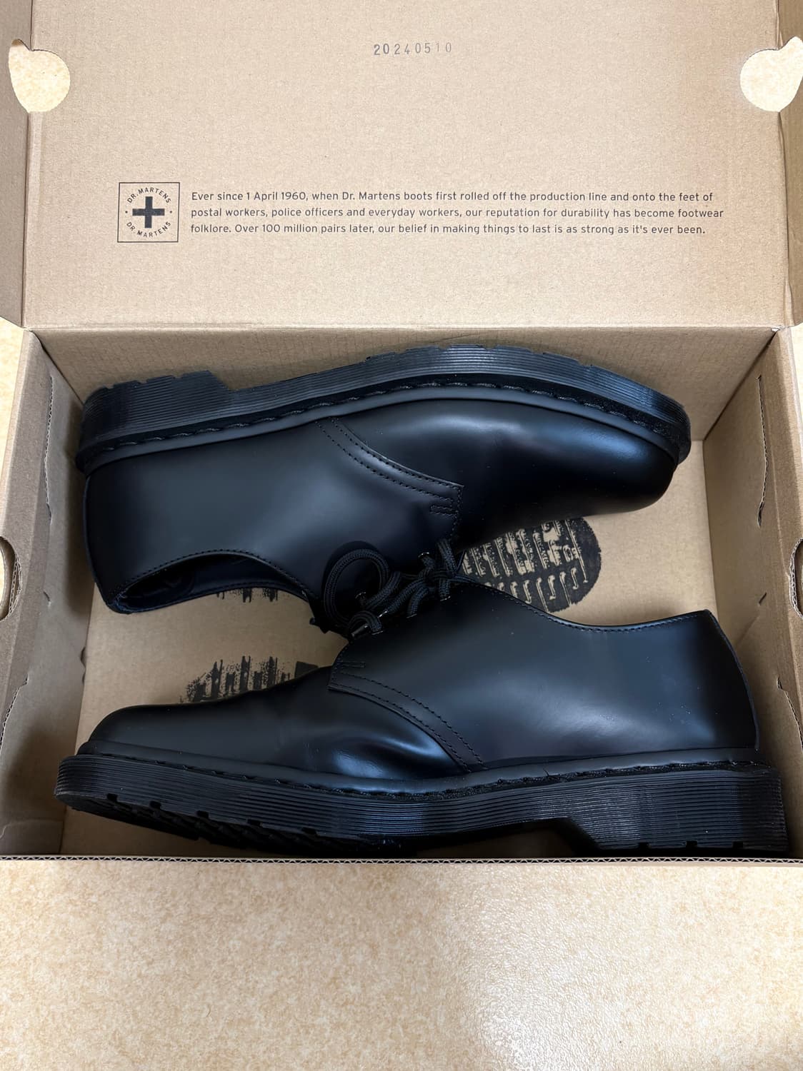 [택배비 포함] 280 닥터마틴 모노 스무스 블랙 상품이미지4