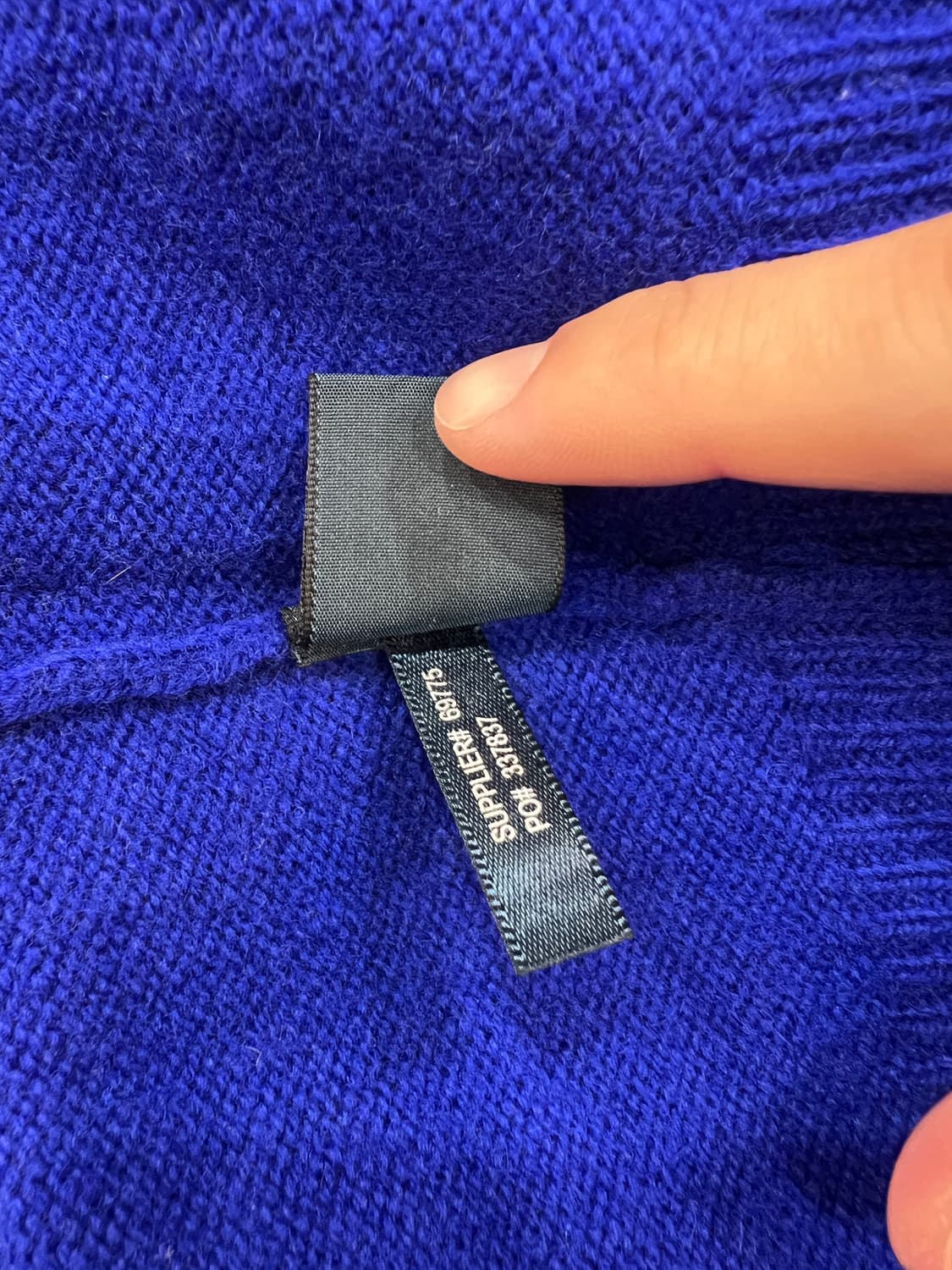 폴로 랄프로렌 브이넥 울 니트 스웨터 상품이미지5