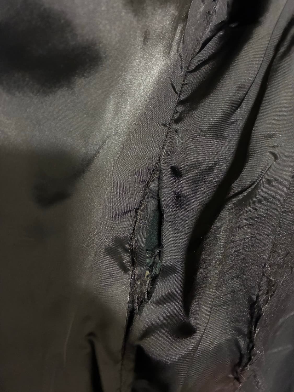 Vintage DKNY 레더 피코트 상품이미지5