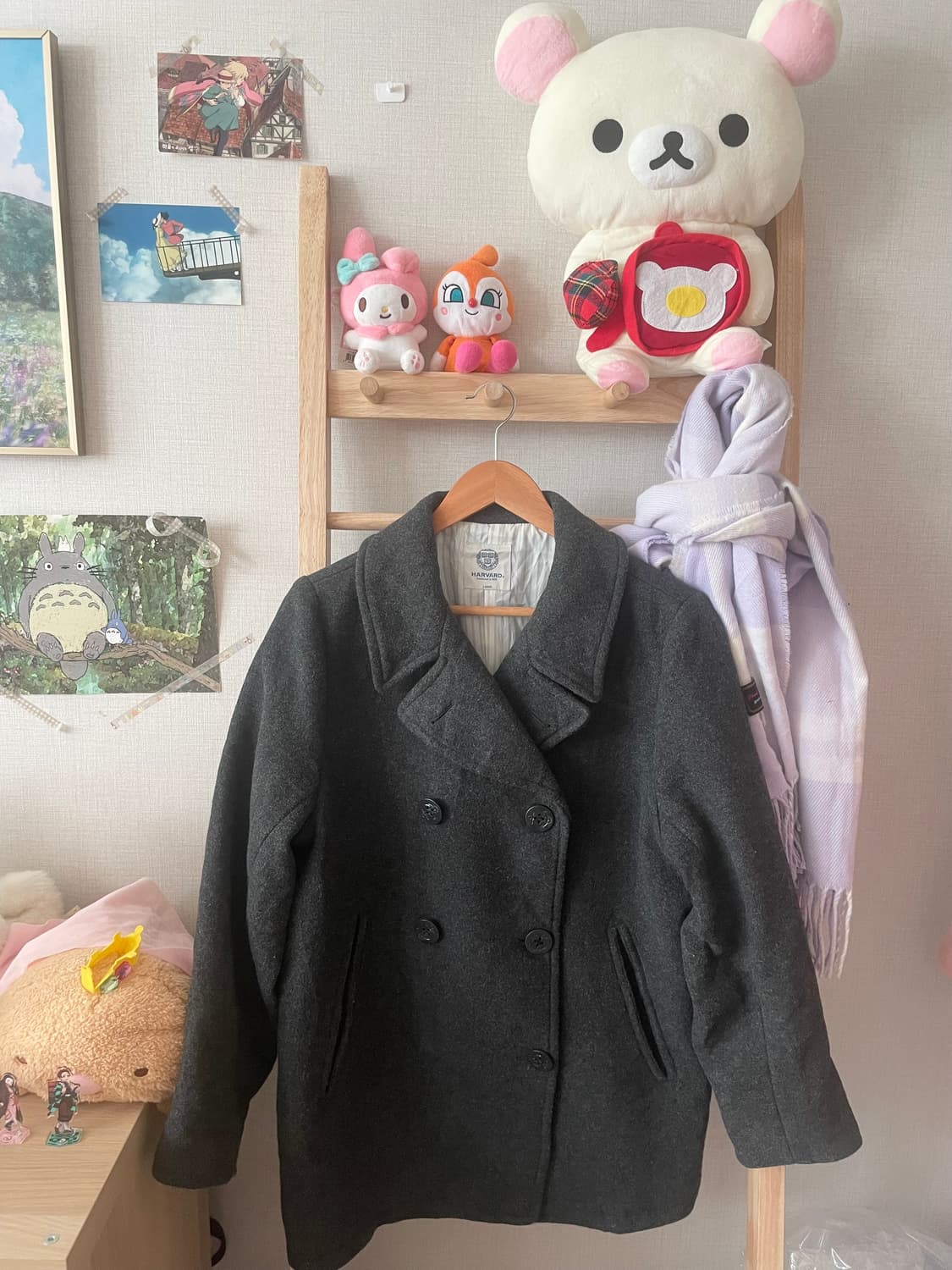 모리걸 빈티지 무채색 도쿄모리 숏코트🩶🖤 상품이미지2