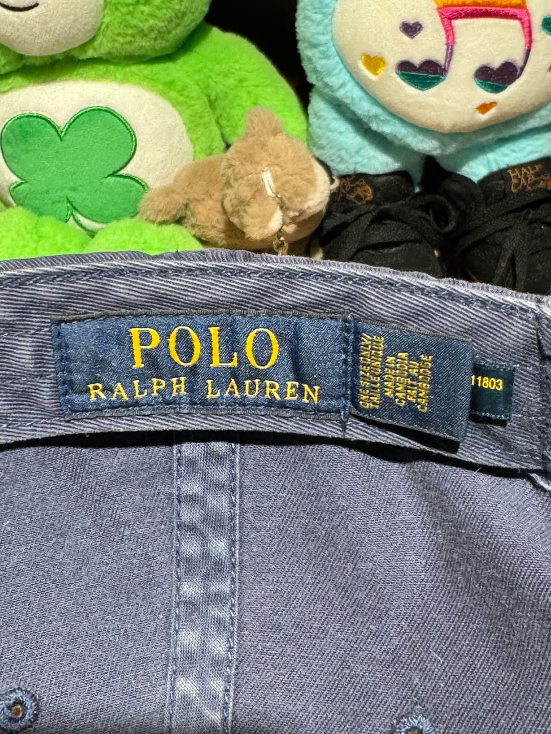 폴로랄프로렌 스펠아웃 볼캡 연네이비 상품이미지5