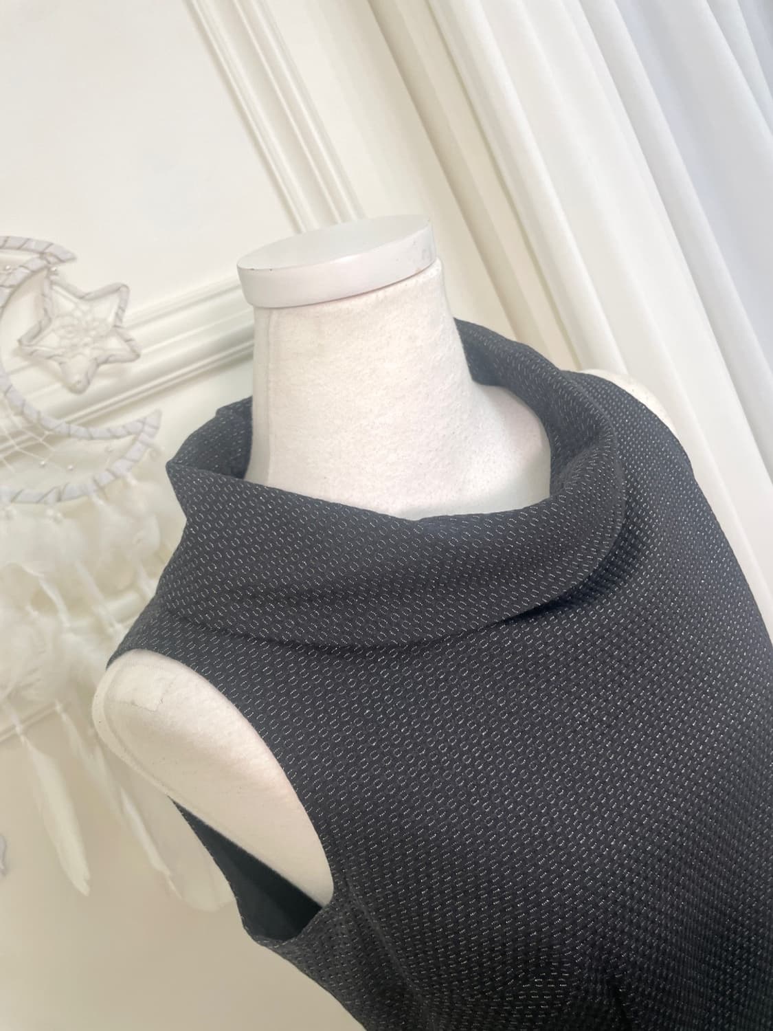 black jacquard glitter feminine opc 상품이미지8