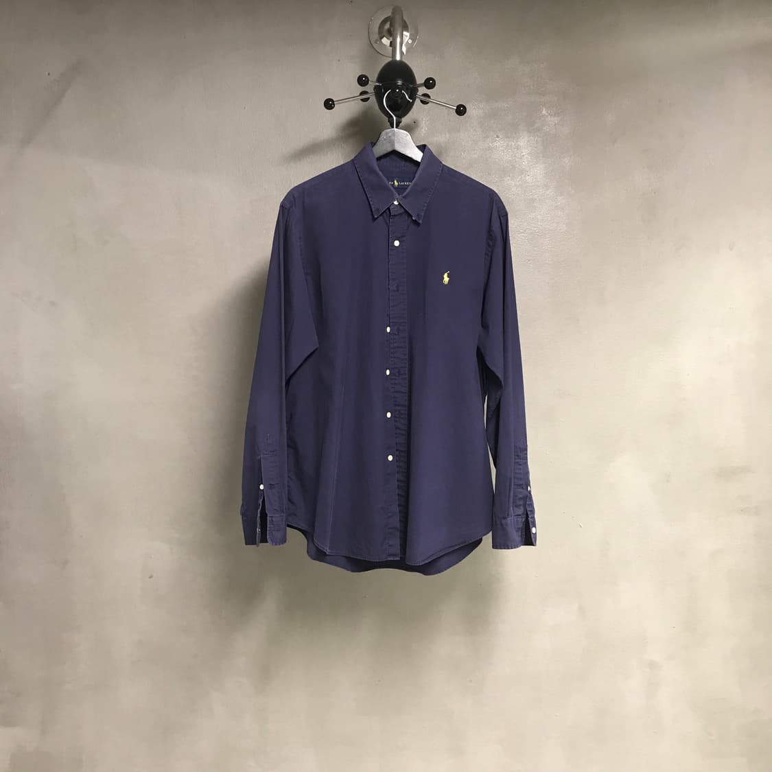 폴로 랄프로렌 솔리드 셔츠 네이비 L 상품이미지1