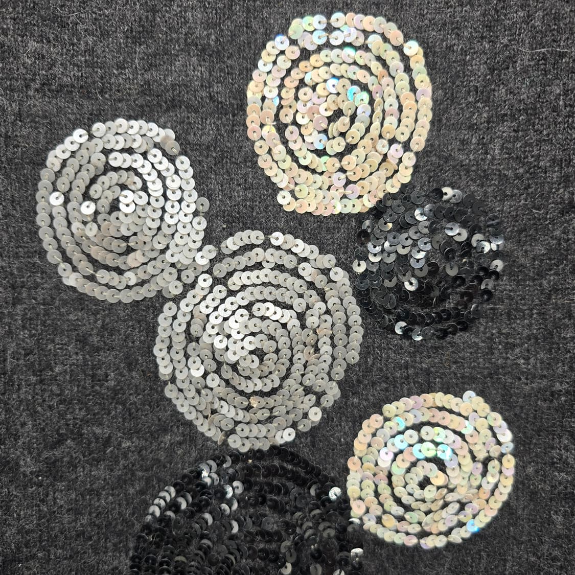 이탈리아 캐시미어100 터틀넥 스팽글 니트 상품이미지10