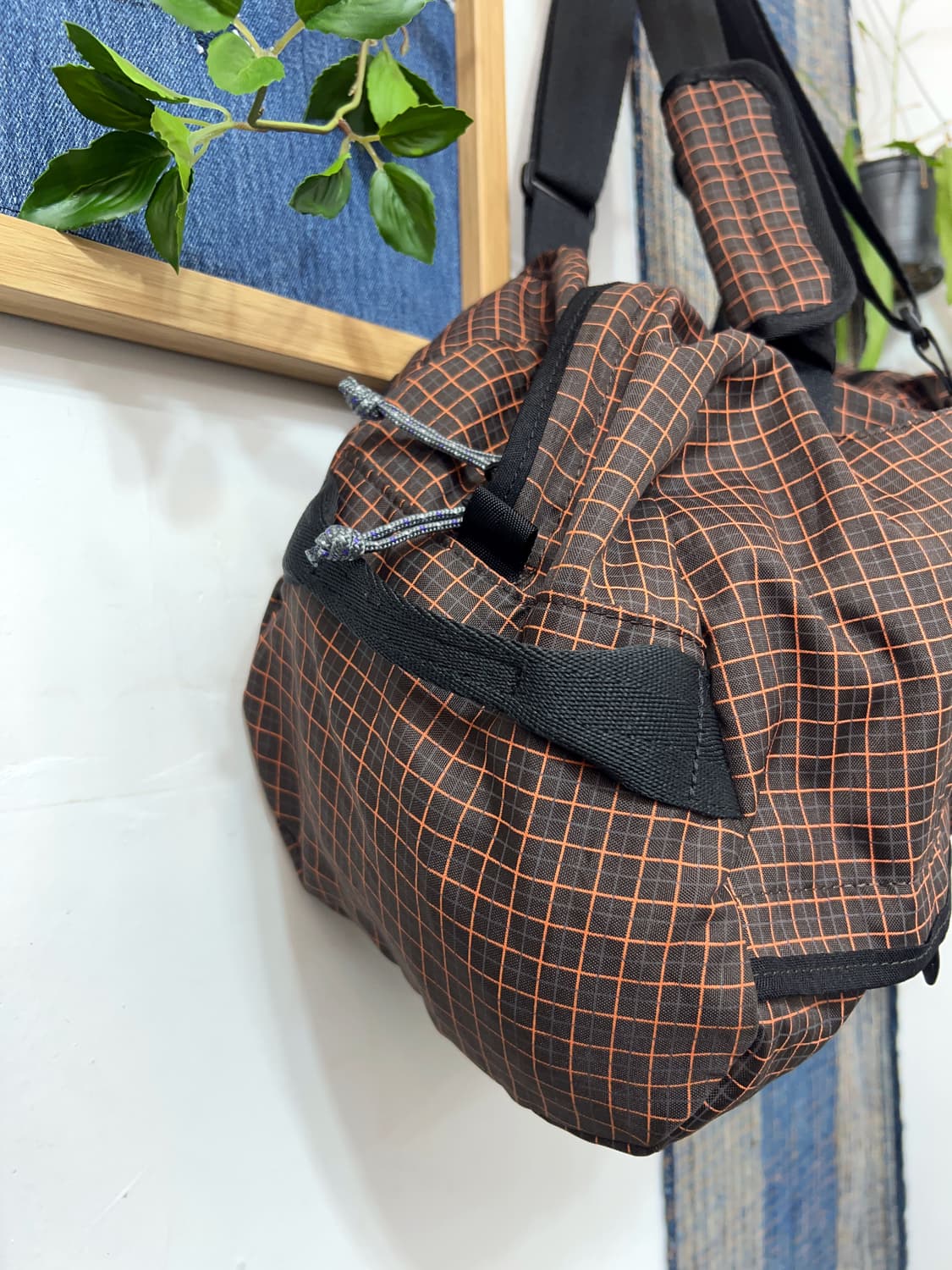 AiGLE  Grid Check Nylon Duffle Bag 상품이미지5