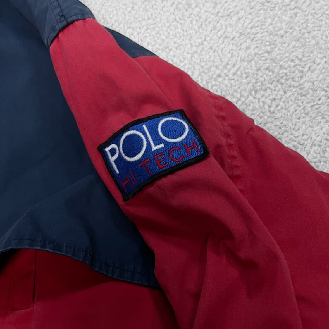 폴로 랄프로렌 90s 하이테크 후드 점퍼 자켓 레드 상품이미지2