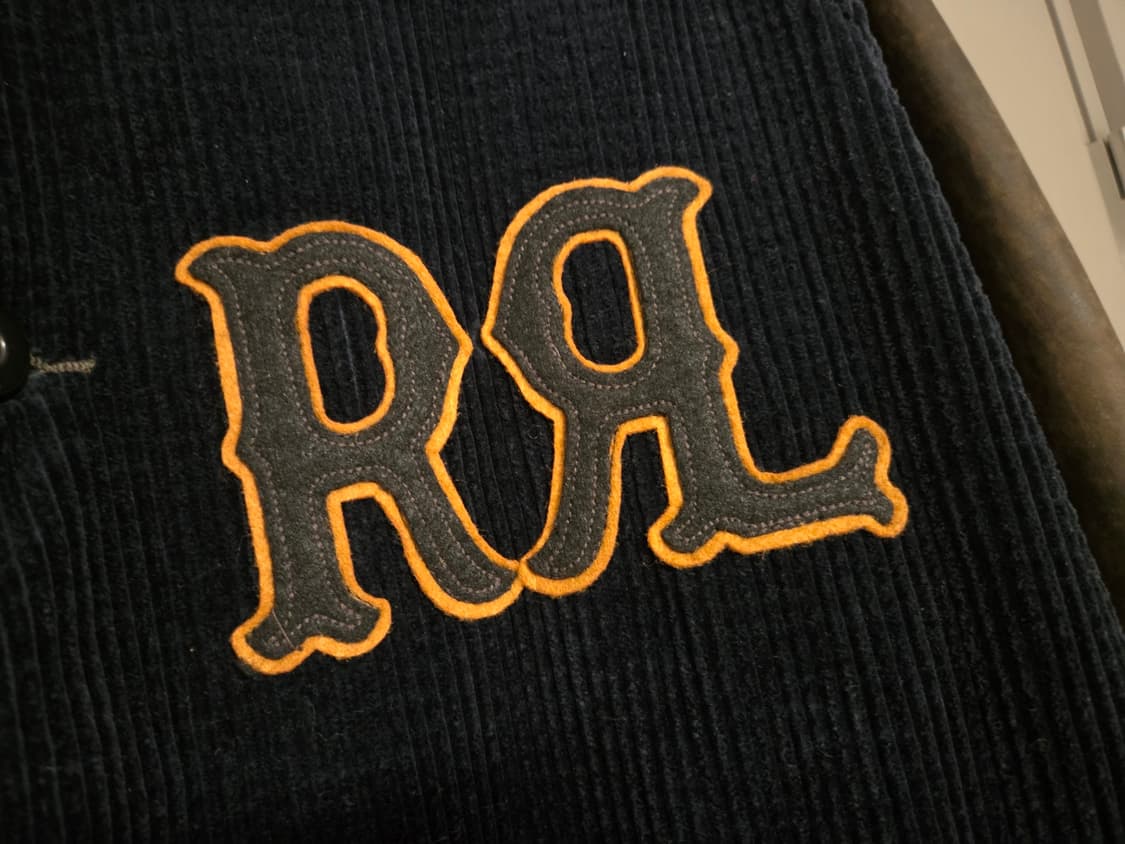 RRL더블알엘 레더 코듀로이 바시티 자켓 XXL 상품이미지2