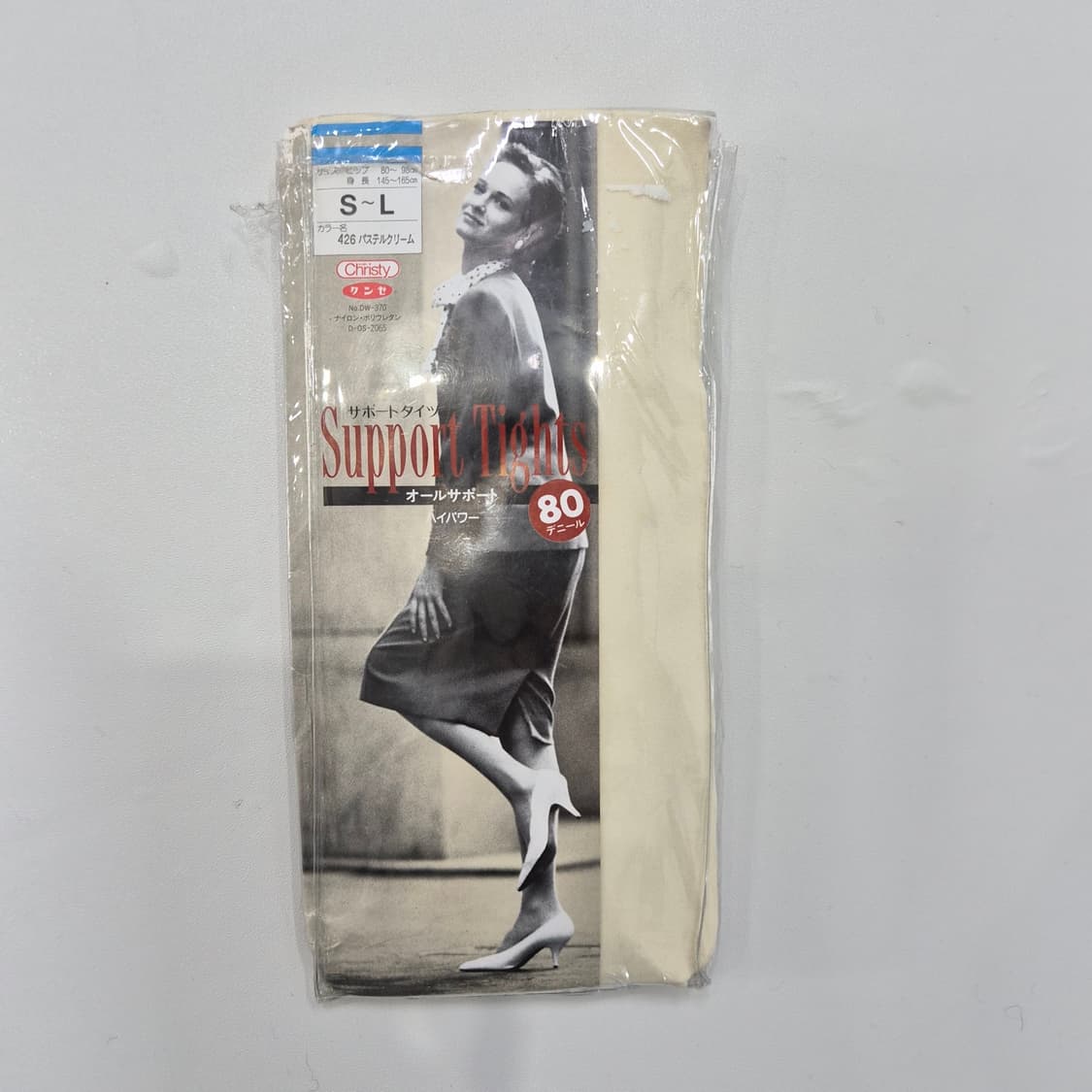 Christy 화이트 크림 무지 팬티스타킹 상품이미지3