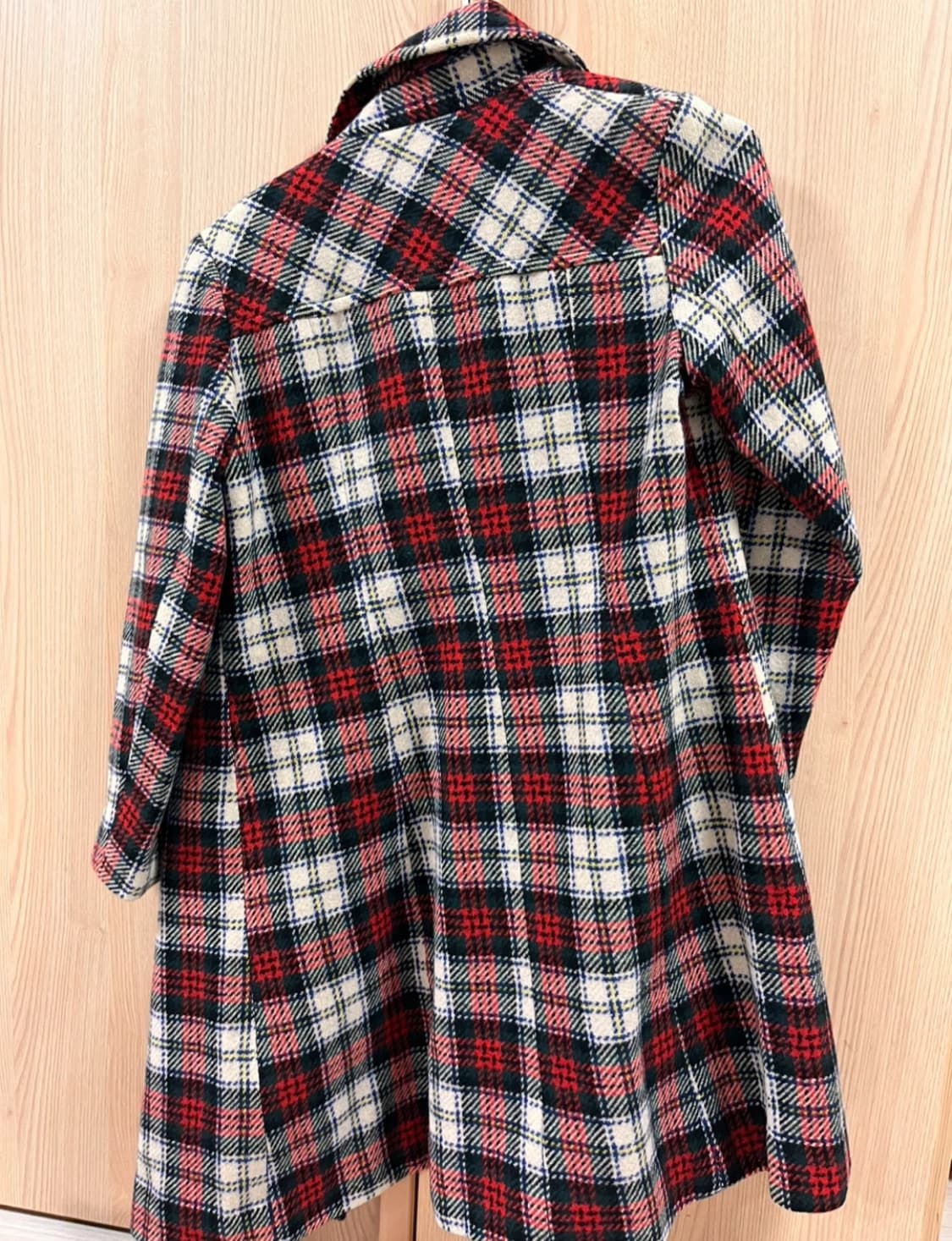 빈티지 체크 롱자켓 상품이미지2