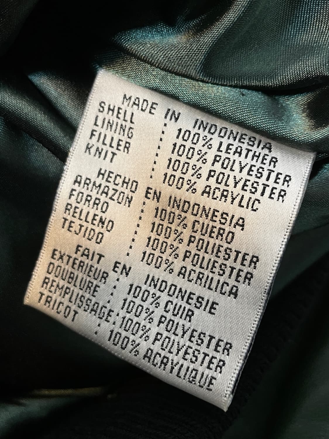 빈티지 NFL 그린베이 패커스 레더 바시티 자켓 상품이미지9